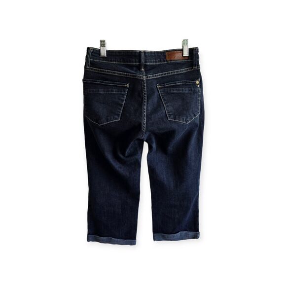 Denizen From Levi's Capri Jeans Womens Size 4 Cuffed Blue - Picture 2 of 6